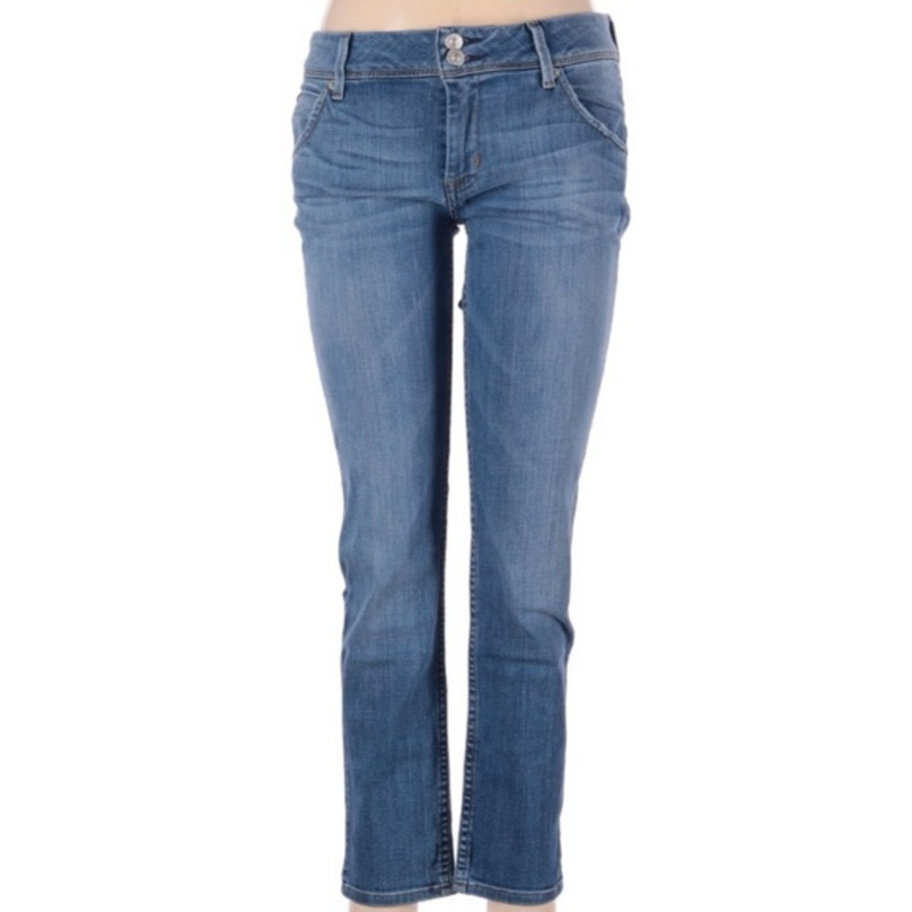 Anthropologie Hudson Jeans With Two Button Front Closure And Light Whiskering